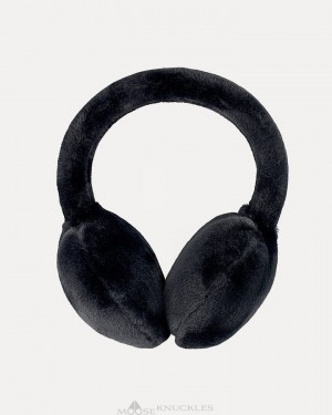 Black Women Moose Knuckles Bunny Ear Muff Hats | IBF-837950