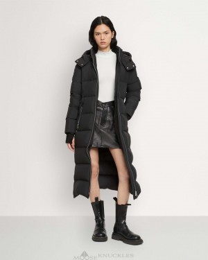 Black Women Moose Knuckles Jocada Parka Parkas | LON-086124