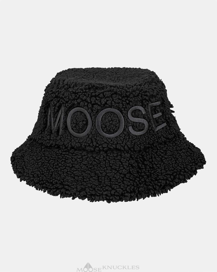 Black Men Moose Knuckles Cobble Bucket Hat Hat | ALX-081345