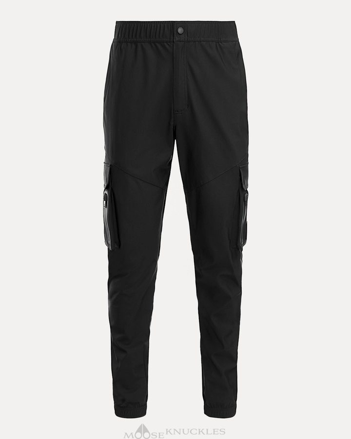 Black Men Moose Knuckles Sussex Pant Trousers | ERF-597618