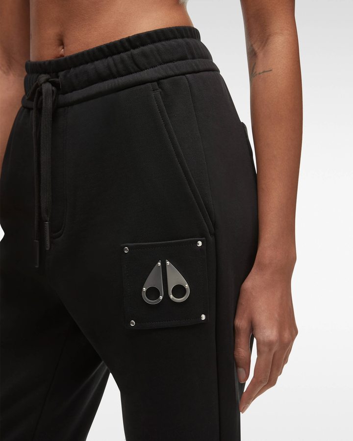 Black Women Moose Knuckles Brooklyn Jogger Trousers | KXM-081753