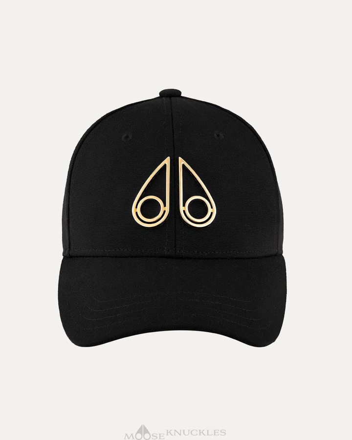 Black Women Moose Knuckles Hollow Logo Cap Baseball caps | DAY-947026