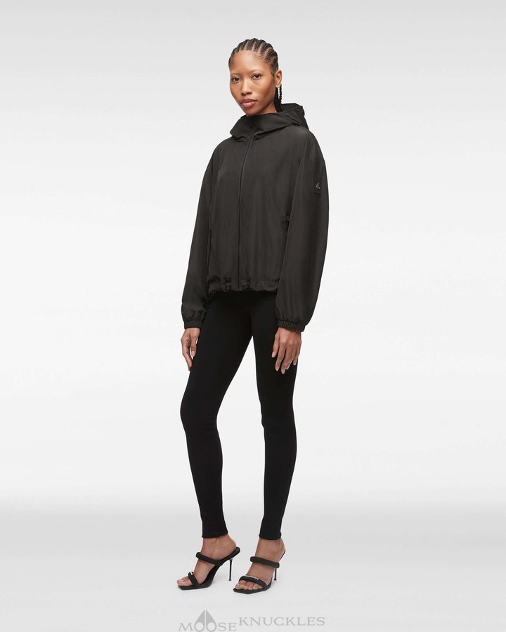 Black Women Moose Knuckles Parklawn Jacket Jackets | NMH-504183