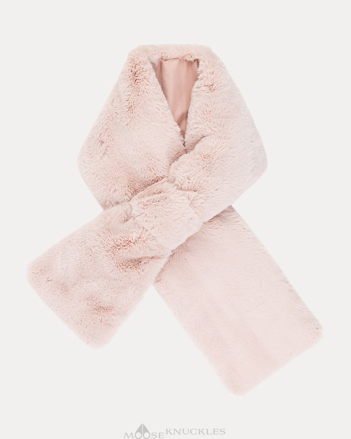 Dusty Rose Women Moose Knuckles Sackett Scarf Scarves | EFX-348091