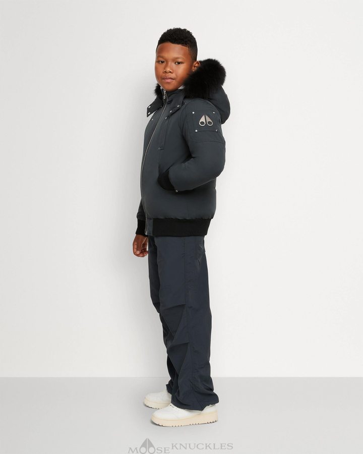 Granite Kids' Moose Knuckles Original Bomber Bomber Jackets | PAO-531742