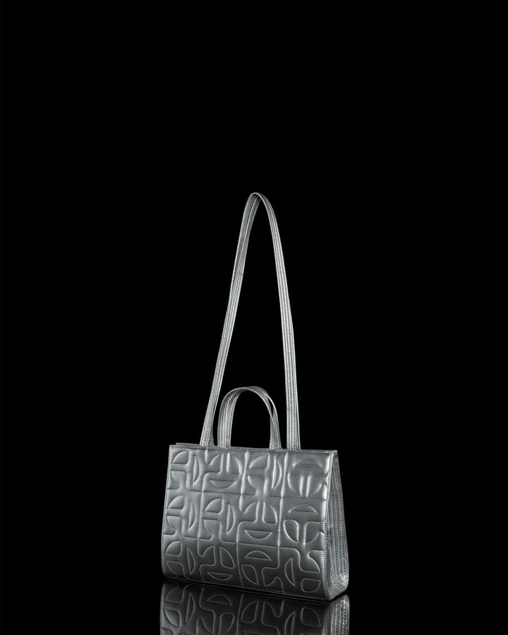 Silver Women Moose Knuckles Telfar Medium Shopping Bag Bags | YLJ-120847