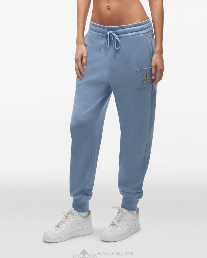 Windy Blue Women Moose Knuckles Brooklyn Jogger Trousers | YXD-978235