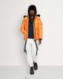 Orange Peel / Black Shearling